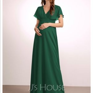 Formal Maternity Chiffon Dress